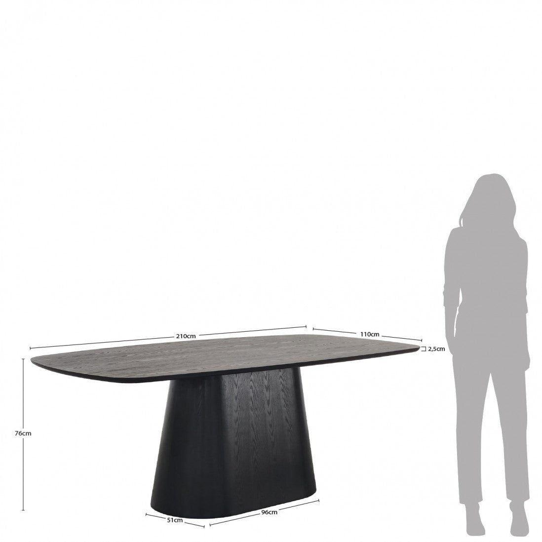 Mesa de Jantar Madeira Freixo - Aquilia