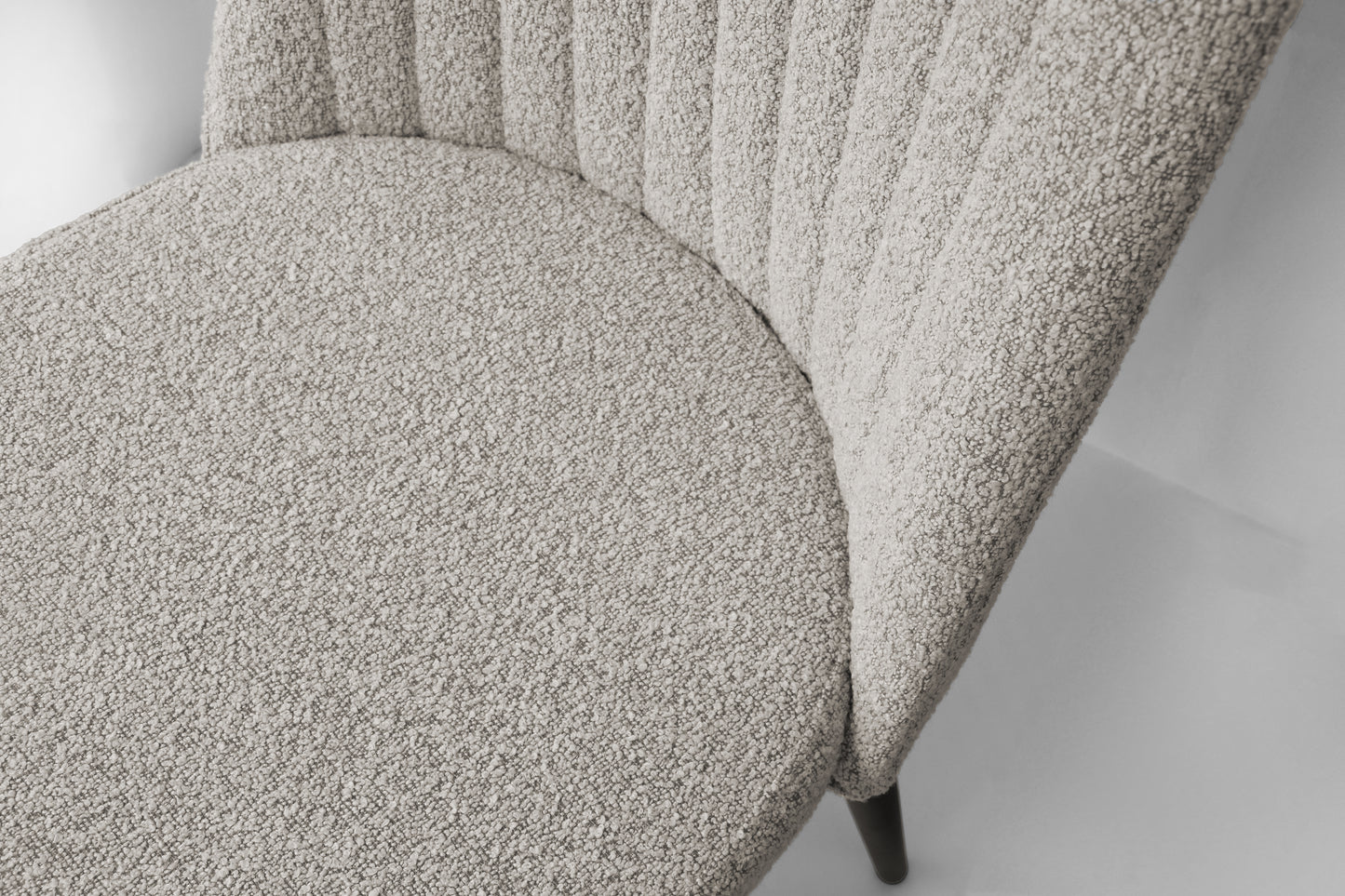 Cadeira de jantar tecido bouclé - Nimes