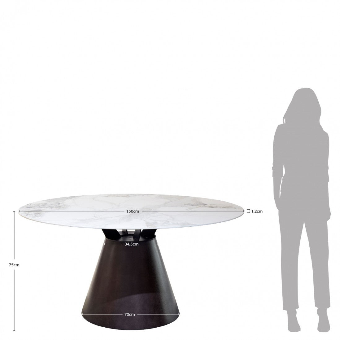 Mesa de Jantar Redonda - Antilia