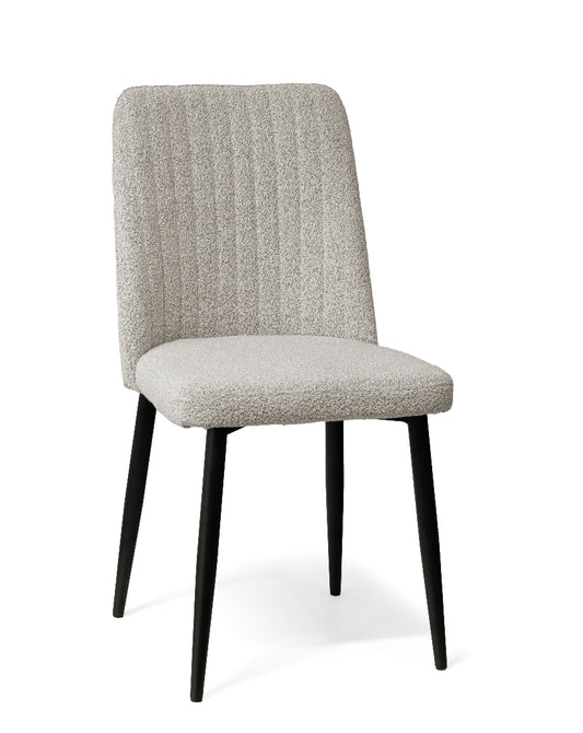 Cadeira de jantar tecido bouclé - Nimes